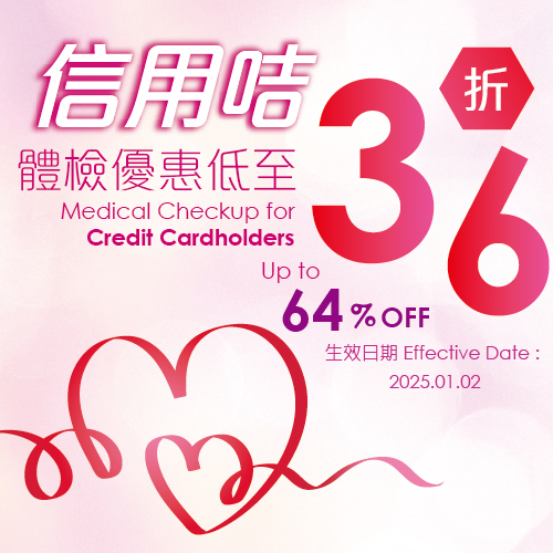 Medical Checkup Discounted Package for Credit Cardholders