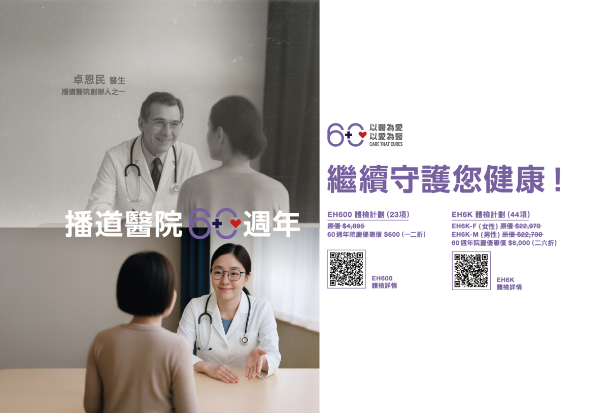 60th Anniversary Celebration – Checkup Discounted Offers