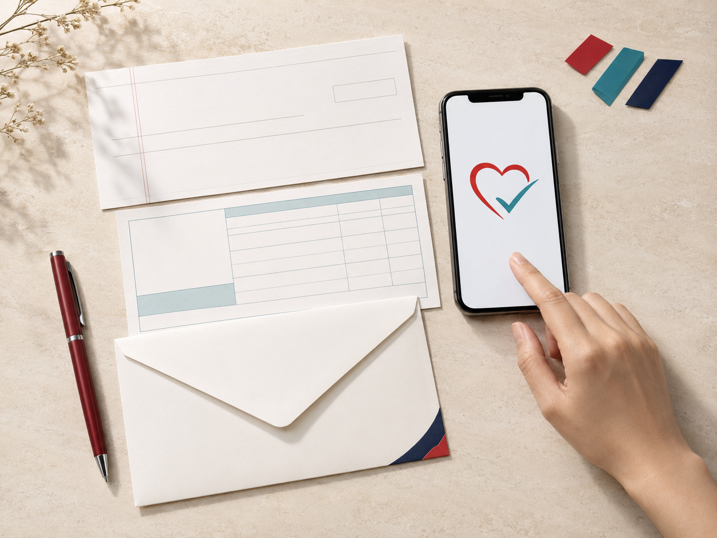 Making a donation by mobile phone, cheque or bank form